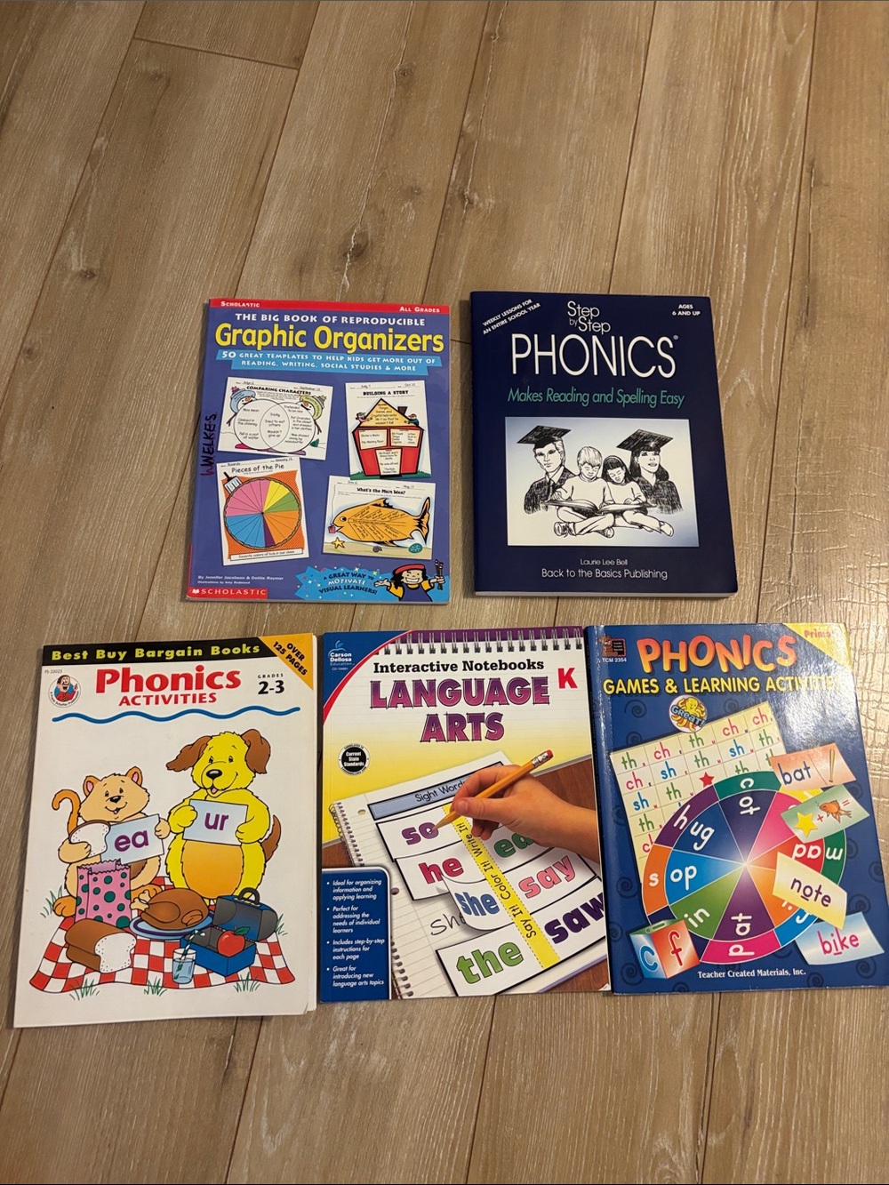 Phonics & Language Arts Workbook Bundle! Perfect for homeschooling!